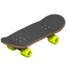 ride a skateboard